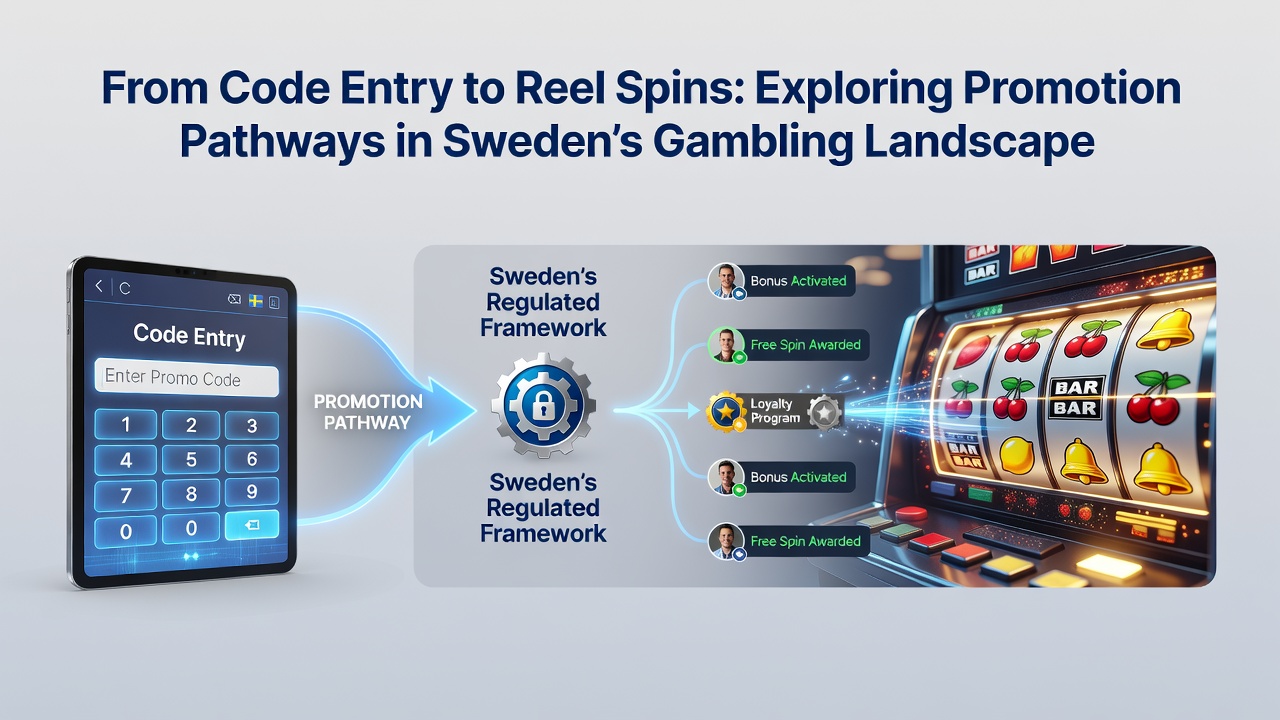 Mobile screen capture of reels in motion after bonus code redemption on a Swedish licensed casino site